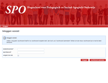 Tablet Screenshot of dlo.spo-groningen.nl